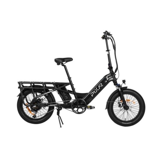 Bicicleta Elétrica Pixar Plus7 500w 48v 10ah Fat Tire Preta