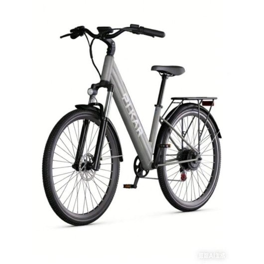 Bicicleta Elétrica Pixar Cruiser 250W 36V 12.8Ah 27.5x2 Travões Disco Cinza