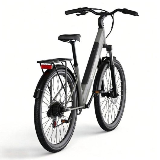 Bicicleta Elétrica Pixar Cruiser 250W 36V 12.8Ah 27.5x2 Travões Disco Cinza