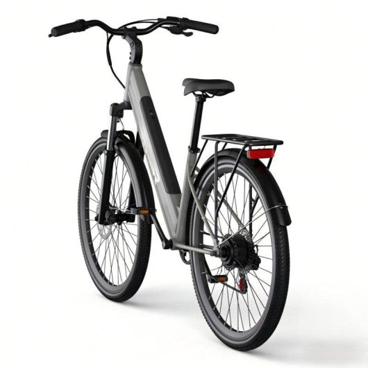 Bicicleta Elétrica Pixar Cruiser 250W 36V 12.8Ah 27.5x2 Travões Disco Cinza