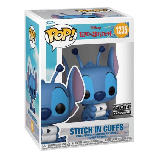 Figure Funko Stitch in Cuffs Multicolore Vinyle 91 mm