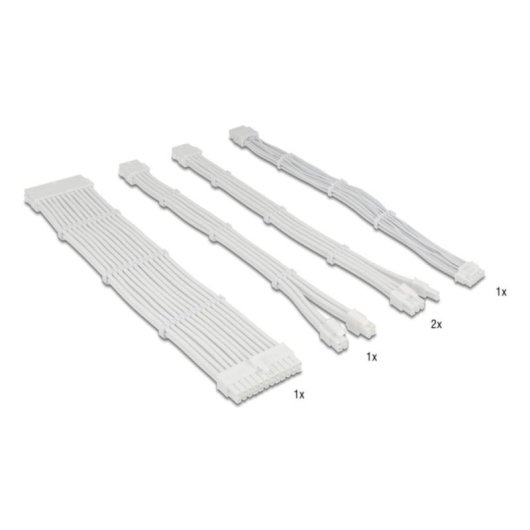 Kit de cables Delock 84542 para fuente de alimentación, 0.3 m, ATX y PCIe
