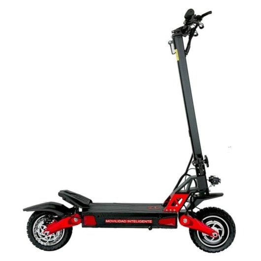 Patinete eléctrico Emanba EM8 Max 3200W Autonomía 60km Neumáticos 10" Rojo Negro