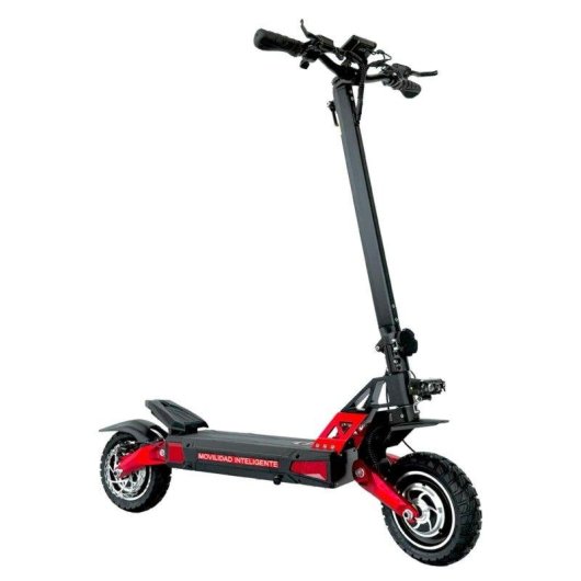 Patinete eléctrico Emanba EM8 Max 3200W Autonomía 60km Neumáticos 10" Rojo Negro