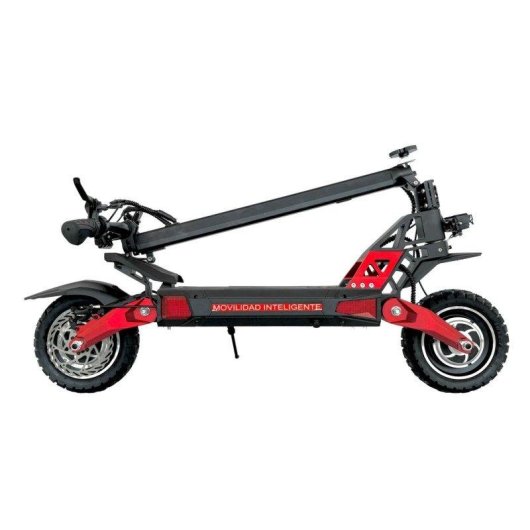 Patinete eléctrico Emanba EM8 Max 3200W Autonomía 60km Neumáticos 10" Rojo Negro