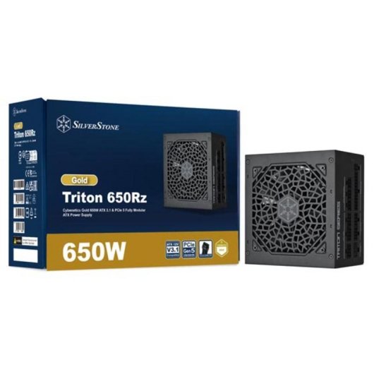 Fuente de Alimentación Silverstone Triton 650Rz 650W 89% Efficacité modulaire
