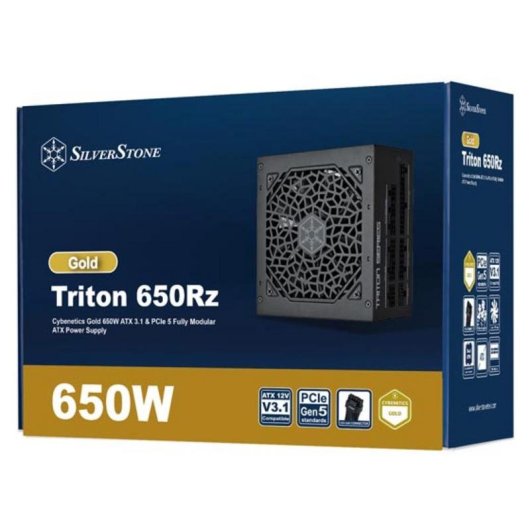 Fuente de Alimentación Silverstone Triton 650Rz 650W 89% Efficacité modulaire