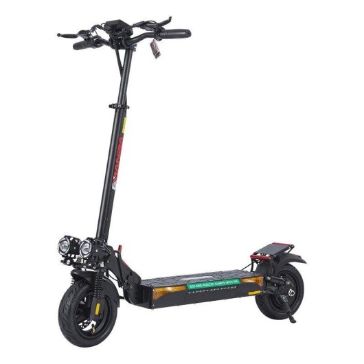 Patinete eléctrico Emanba L12 Ultra 1200W Autonomía 86km Frenos disco Negro