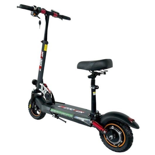 Patinete eléctrico Emanba L10 800W Autonomía 45km Ruedas 10" Freno disco Negro