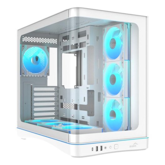 Torre ATX Sama Gears V62 Branca Vidro Temperado RGB Gaming