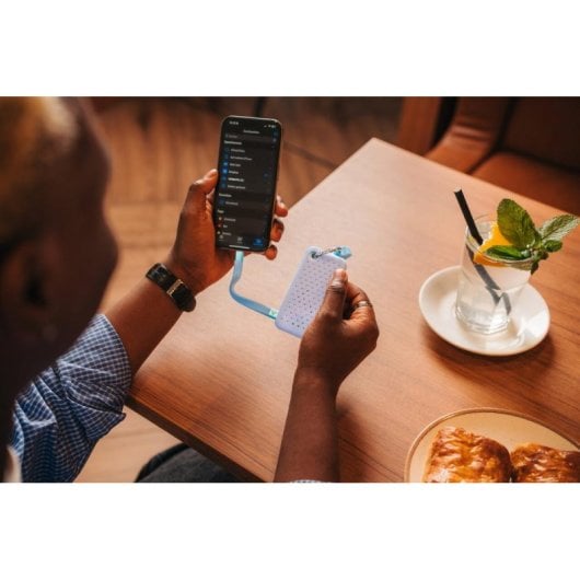 Disco Duro Verbatim Pocket SSD 2 TB M.2 USB-C 3.2 Gen 2 1000 MB/s Azul Blanco