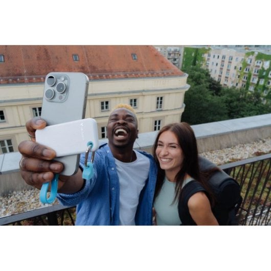 Disco Duro Verbatim Pocket SSD 2 TB M.2 USB-C 3.2 Gen 2 1000 MB/s Azul Blanco