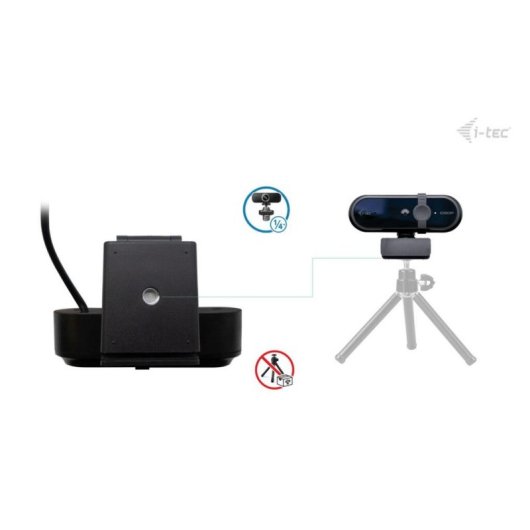 Webcam i-tec SOLOMON 100 Full HD 2MP USB Mikrofon Clip