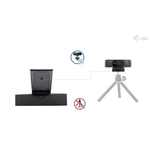 Webcam i-tec SOLOMON 500 4K PDAF 8,29 MP Autofokus USB