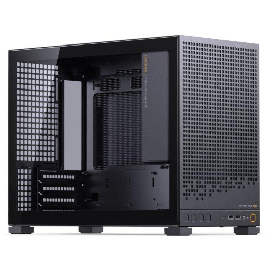Torre Jonsbo D32 Pro Vidro Temperado Preto Compacta Gaming RGB