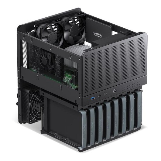 Case PC Jonsbo N3 Nero Mini Tower ITX Alluminio SFX
