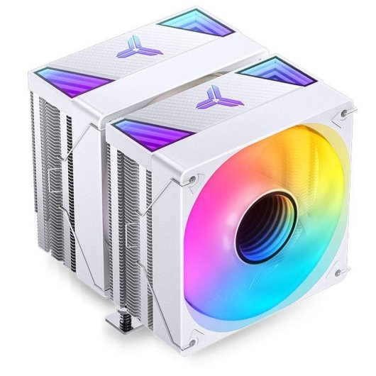 Refrigeración Aire Jonsbo Socket Intel LGA 115X/1200/1700/1851 AMD AM4/AM5 CR-3000 ARGB Blanco 2x120mm LED RGB