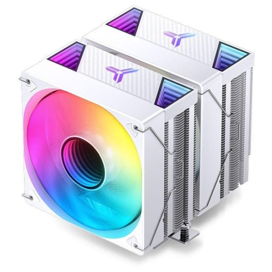 Refrigeración Aire Jonsbo Socket Intel LGA 115X/1200/1700/1851 AMD AM4/AM5 CR-3000 ARGB Blanco 2x120mm LED RGB
