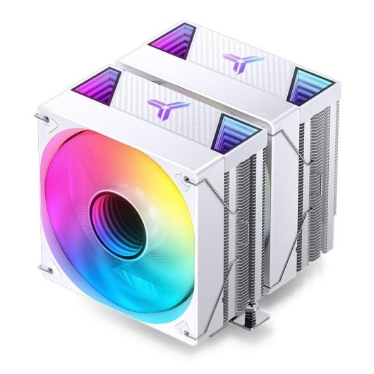 Refrigeración Aire Jonsbo Socket Intel LGA 115X/1200/1700/1851 AMD AM4/AM5 CR-3000 ARGB Blanco 2x120mm LED RGB