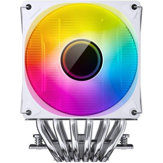 Refrigeración Aire Jonsbo Socket Intel LGA 1700/1200/115X/2011 AMD AM4/AM5 92mm CR-1400 DV2 ARGB Blanco