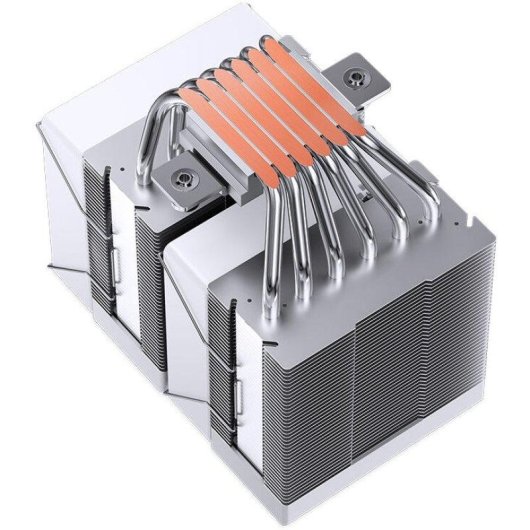 Refrigeración Aire Jonsbo Socket Intel LGA 1700/1200/115X/2011 AMD AM4/AM5 92mm CR-1400 DV2 ARGB Blanco