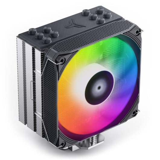 Refrigeración Aire Jonsbo Socket Intel LGA 115X/1200/1700 AMD AM4/AM5 120mm Pisa A5 ARGB Gris