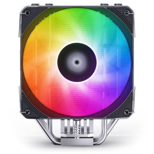 Refrigeración Aire Jonsbo Socket Intel LGA 115X/1200/1700 AMD AM4/AM5 120mm Pisa A5 ARGB Gris