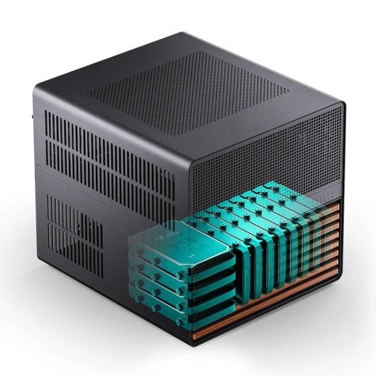 Torre ATX Jonsbo N5 Preto Midi Tower Vidro Lateral Gaming