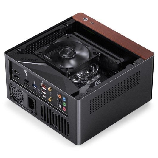 Caixa Jonsbo N10 Preta Mini-ITX Alumínio 4,5L Ventoinhas SSD