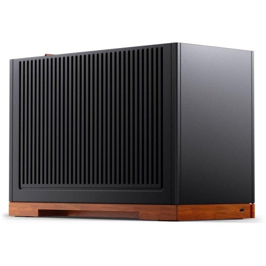 Torre Jonsbo T9 Preto Mini-ITX Alumínio Nogueira Riser PCIe 4.0