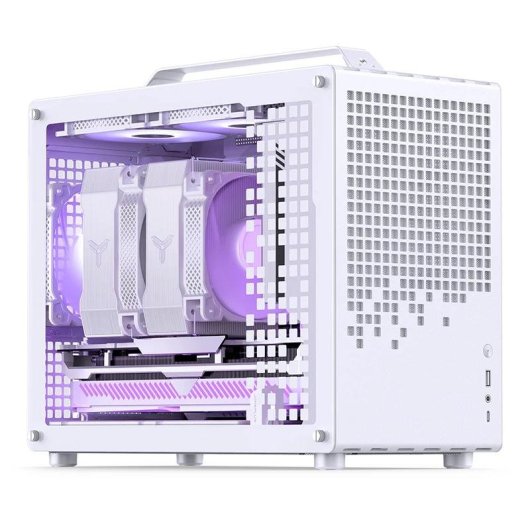 Case PC Jonsbo Z20 Bianco Mini Tower Vetro Temperato Micro ATX