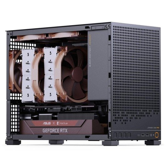 Torre Jonsbo D32 Pro Mesh Preto Compacto Gaming Micro-ATX Vidro