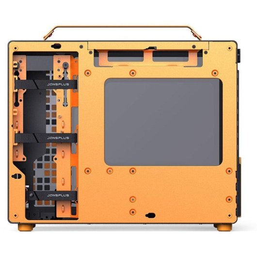 Case Jonsbo Z20 Nero Arancione Mini Tower Micro ATX Vetro Temperato