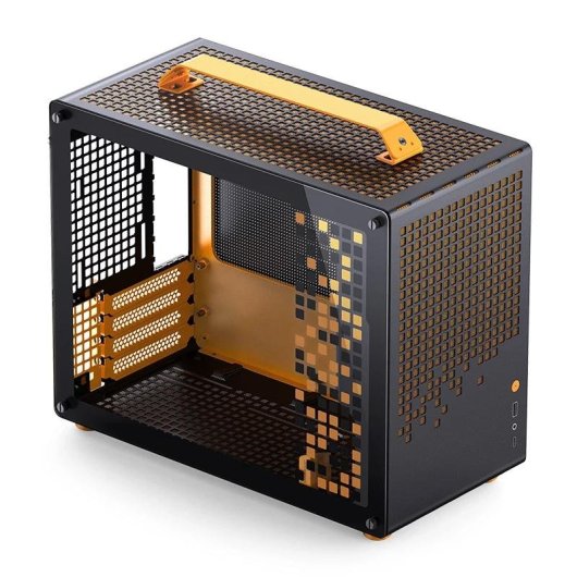 Case Jonsbo Z20 Nero Arancione Mini Tower Micro ATX Vetro Temperato