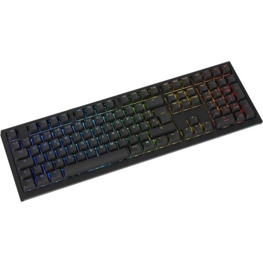 Teclado Ducky One X Wireless mecánico con switches inductivos y RGB completo