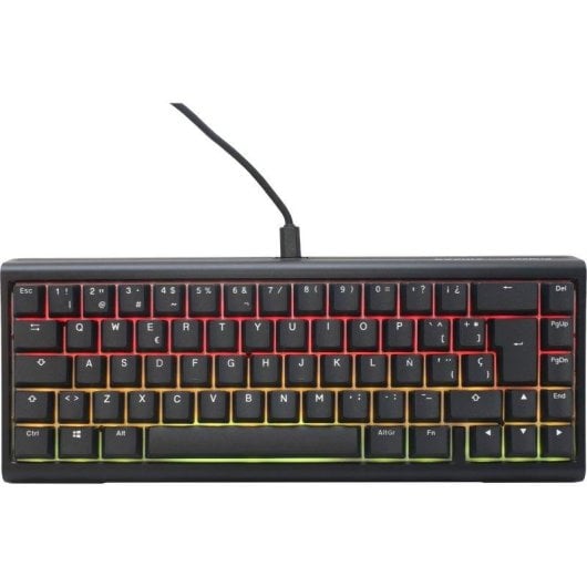 Teclado Ducky Tinker65 mecánico compacto con switches Cherry MX y RGB