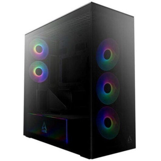 Torre Arctic Xtender VG ARGB Vidro Temperado Preto EATX Gaming
