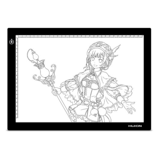 Mesa digitalizadora Huion L4S USB LED 310x210 mm 745 cd/m² Preto