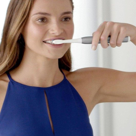 Escova de dentes Oral-B Pulsonic Slim Luxe 4000 Sónica 62000 movimentos Platina