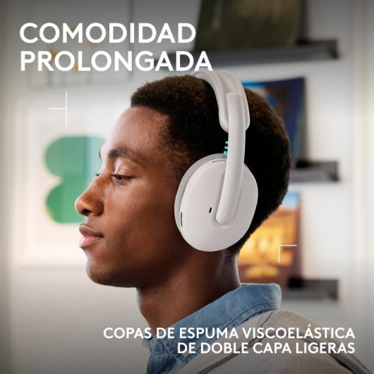 Auriculares Logitech G G325 LIGHTSPEED draadloos Bluetooth Gaming Wit