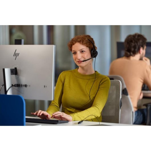 Auriculaires Poly Mission 415 Classic filaires USB-C USB-A Mono Réduction de bruit Noir