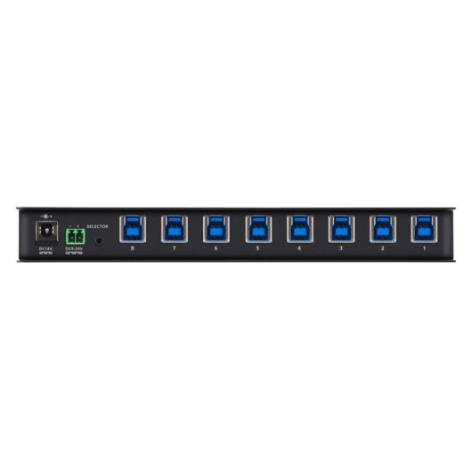 KVM Switch Aten US3384I-AT 8 PC 4 USB 3.2 Schwarz Metall