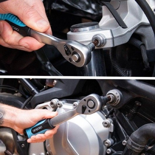 Werkzeugkoffer Cecotec Toolbox KRK 4200 108 Teile 2 Ratschen 72 Zähne CR-V