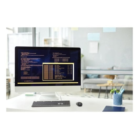 Teclado Kensington KB515 EQ completo com fio switch tesoura Copilot AI QWERTY Cinza