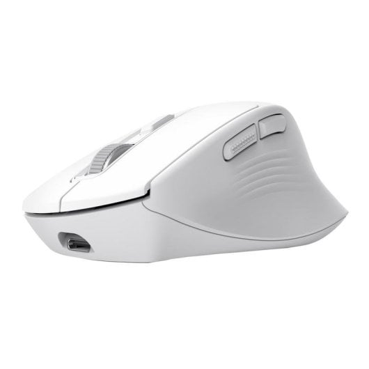 Souris Trust Niven RF Wireless Bluetooth 3200DPI Blanc USB-C 7 Boutons