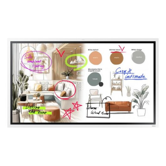 Pizarra Interactiva Samsung Flip WM55F 55" 4K UHD