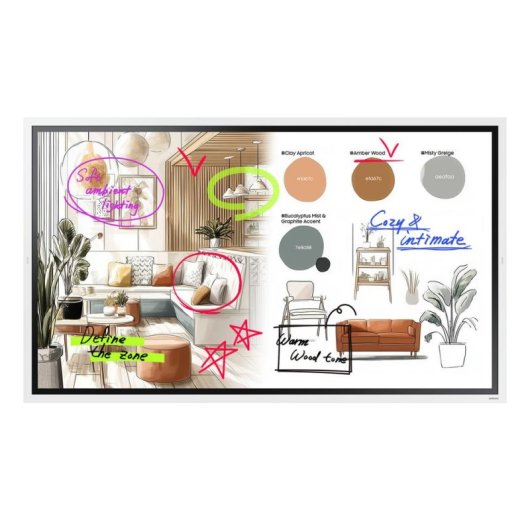 Pizarra Interactiva Samsung Flip WM65F 65" 4K UHD Multi-Touch