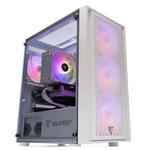 PcCom Ready Intel Core i5-12400F / 32GB / 1TB SSD / RTX 5060 V2 Blanco / Windows 11 Home