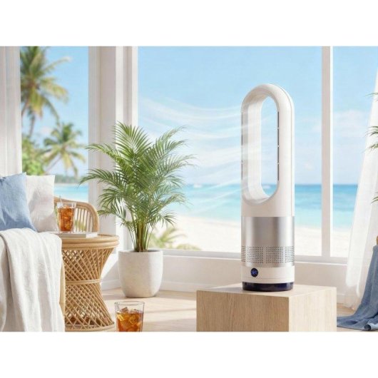 Ventilador calefactor sin aspas Purline VENTY ZONDA 8 velocidades