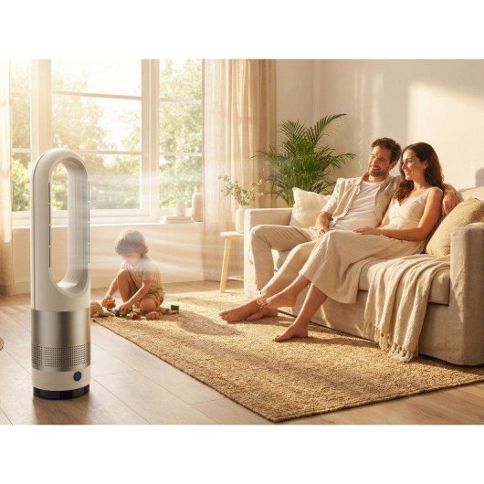 Ventilador calefactor sin aspas Purline VENTY ZONDA 8 velocidades